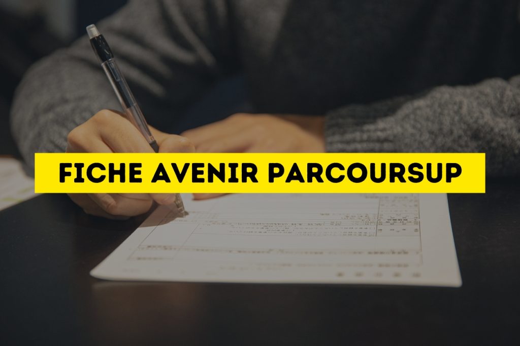 Fiche Avenir Parcoursup